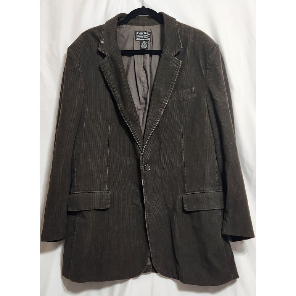 Lucky Brand Vintage Inspired Blazer Jacket Men’s Extra Large Brown Corduroy